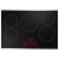 Cafe 2-Piece Kitchen Package with Matte Black 30" Smart Built-In Convection Double Wall Oven and Stainless Steel 30" Electric Cooktop, , large