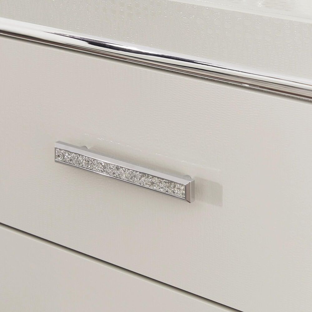 Ashley Zyniden 2-Drawer Nightstand in Silver, , large