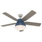 Hunter Mill Valley 52" Outdoor Ceiling Fan with Light in Indigo Blue, , large