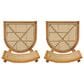 Hearth and Haven Netro Outdoor Dining Chair in Light Brown and Teak (Set of 2), , large