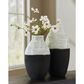 Ashley Girtha Vase in Antique White and Black, , large