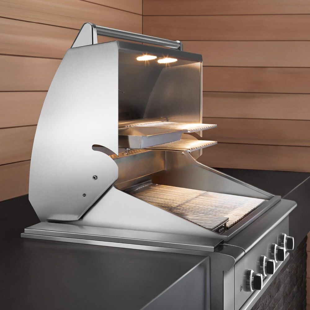 DCS Series 9 48&quot; Built-In Natural Gas Grill with Charcoal Tray in Stainless steel, , large