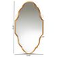Baxton Studio Dennis Accent Wall Mirror in Gold, , large
