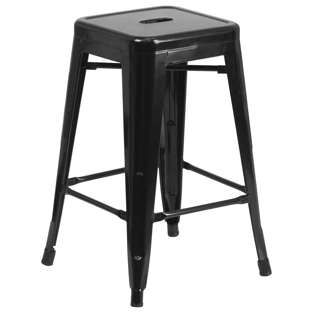 Flash Furniture 24" Counter Stool in Black, , large