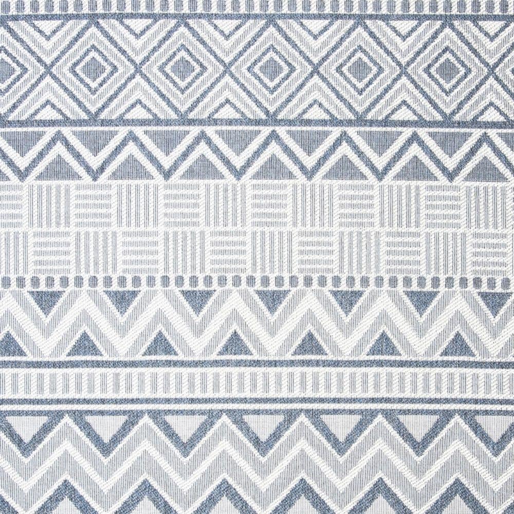 Safavieh Bermuda 5&#39;3&quot; x 7&#39;6&quot; Cream and Navy Indoor/Outdoor Area Performance Rug, , large