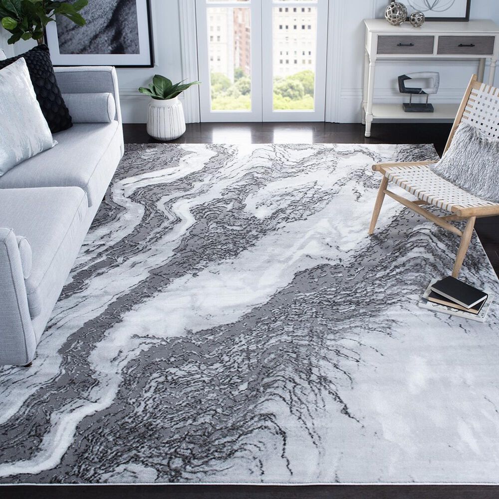 Safavieh Craft CFT844F 8&#39; x 10&#39; Light Grey and Grey Area Rug, , large