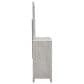 New Heritage Design Fiona 4-Piece King Bedroom Set in Mist Gray, , large
