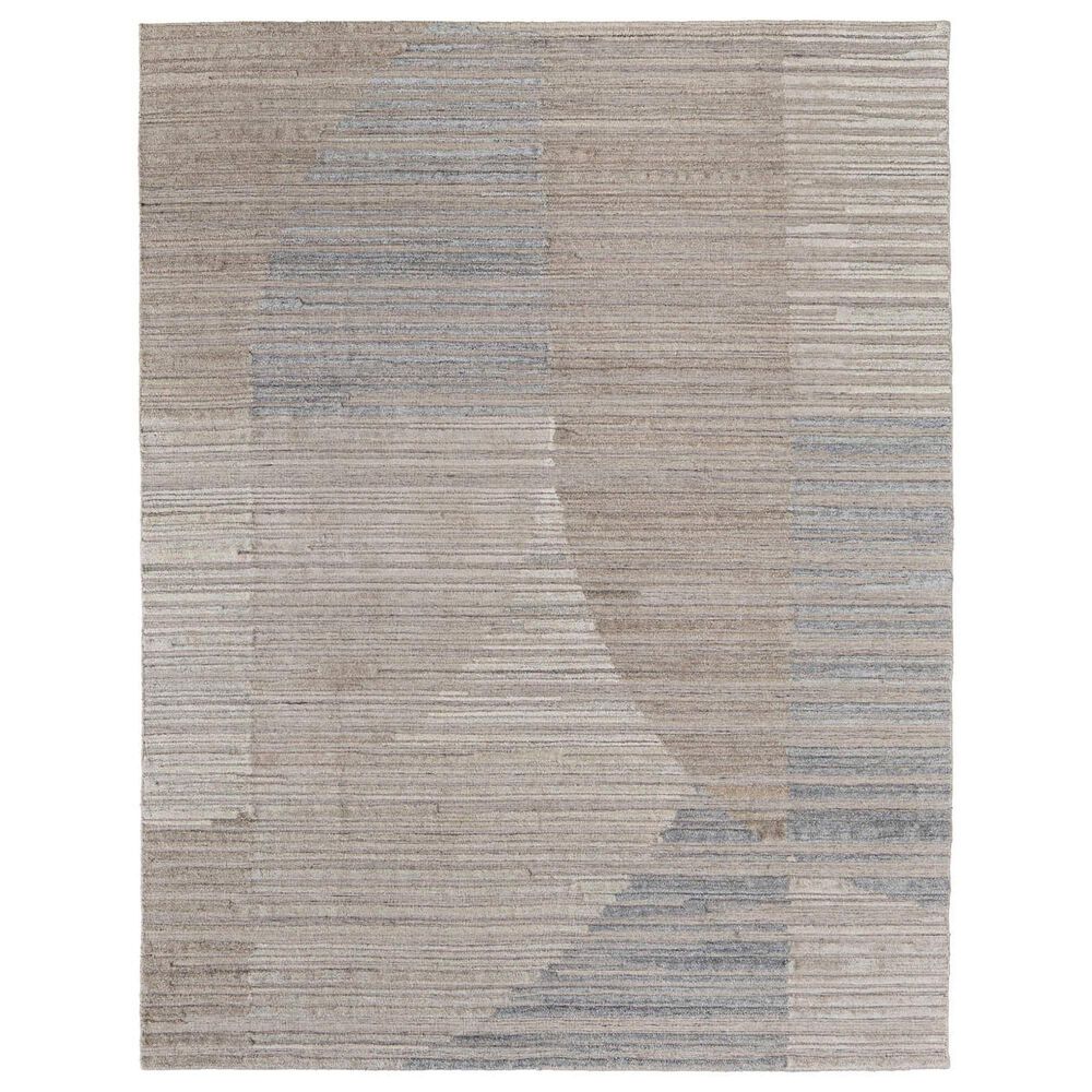 Feizy Elias 3"6" x 5"6" Gray and Ivory Area Rug, , large