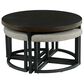 Steve Silver Yukon 5-Piece Nesting Cocktail Table Set in Walnut and Ebony, , large