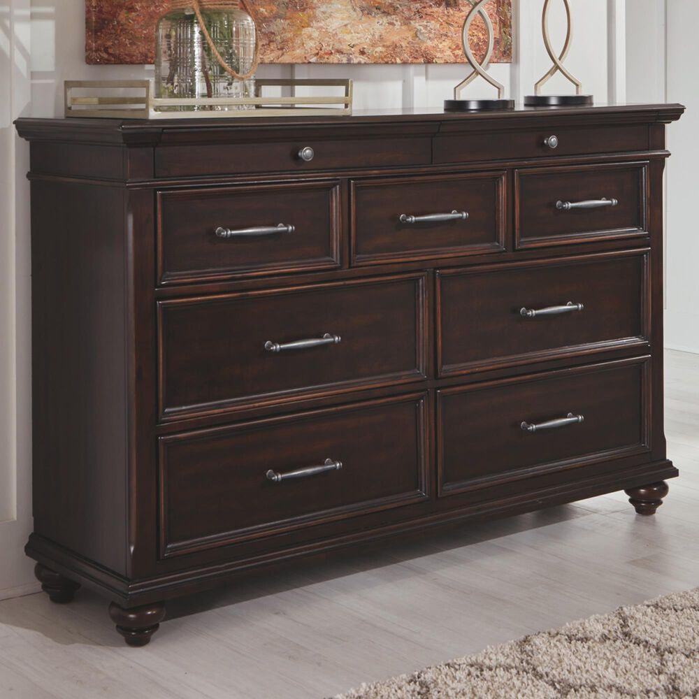 Signature Design by Ashley Brynhurst Dresser in Dark Walnut, , large