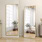 HOMLUX 64" x 21" Rectangular Leaning Floor Mirror in Gold, , large