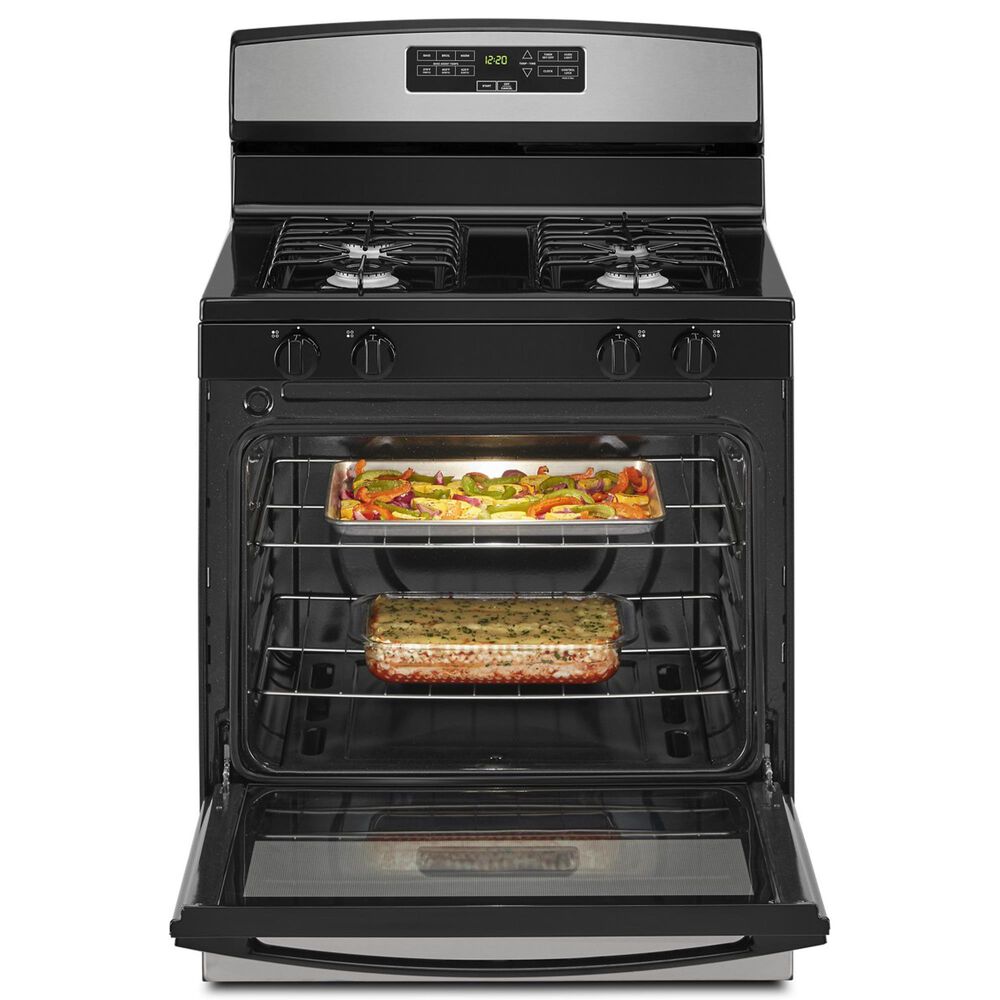 Amana 30&quot; Freestanding Gas Range with Bake Assist Temps in Stainless Steel, , large