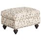 Smith Brothers Traditional Rectangular Ottoman in Blue, , large
