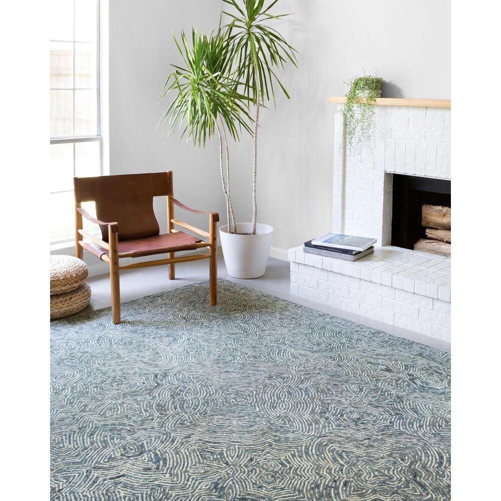 Loloi II Ziva ZV-04 7&#39;9&quot; x 9&#39;9&quot; Denim, , large