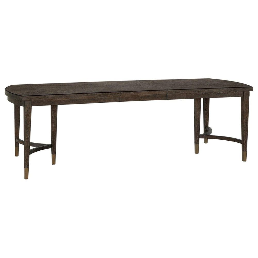 Universal Furniture Montclair Cocoa Dining Table in Medium Brown and Smoked Gold, , large