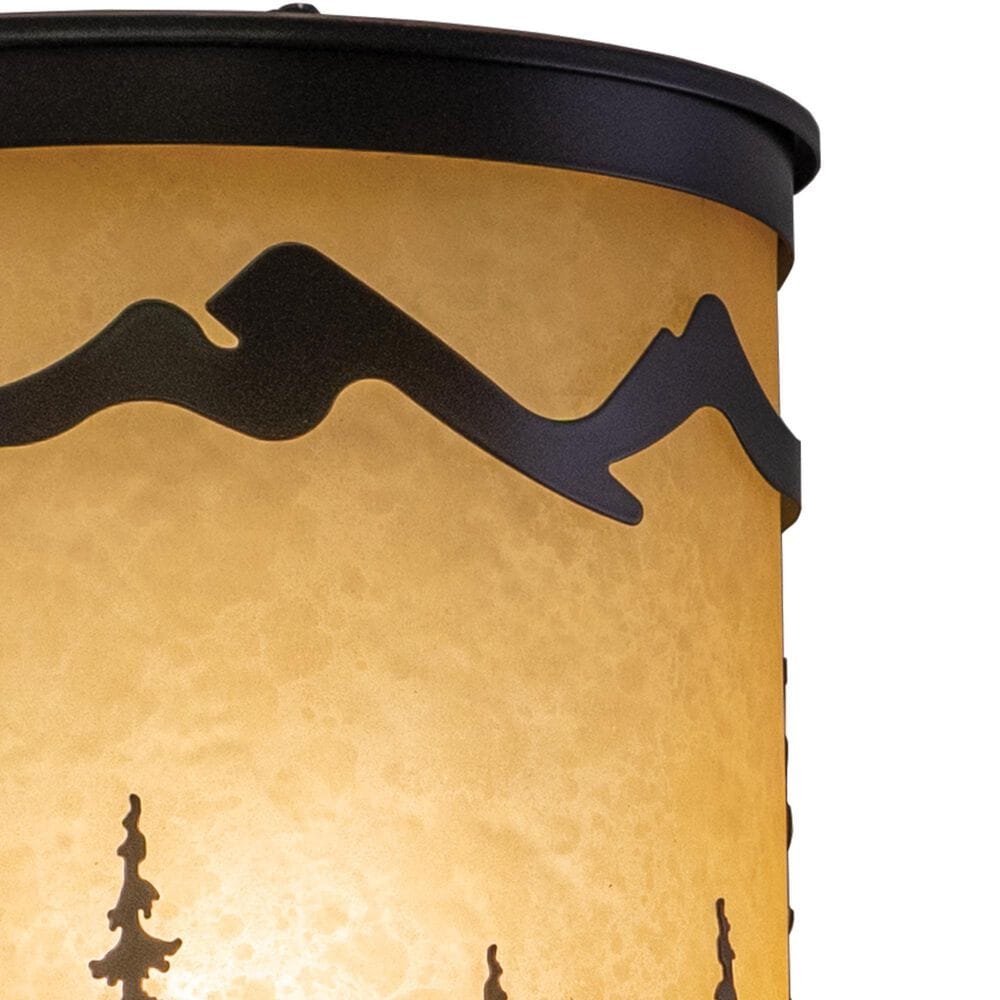 Vaxcel Yosemite 1-Light Tree Wall Sconce in Burnished Bronze, , large