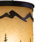 Vaxcel Yosemite 1-Light Tree Wall Sconce in Burnished Bronze, , large