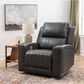 Linon Home Decor Izaiah Power Glider Recliner in Grey, , large