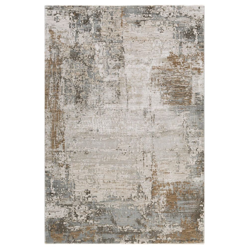 Surya Brunswick 2"7" x 4" Sage, Brown, Gray, White and Teal Area Rug, , large
