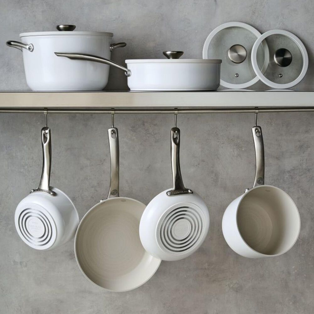 Circulon 10-Piece Ceramic Nonstick Cookware Set in Pearl White, , large