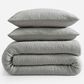 Sunday Citizen 3-Piece Snug Stitch Queen Comforter Set in Cloud Gray, , large