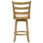 Armen Living Melindra Swivel Counter Height Stool in Putty Brown, , large
