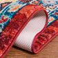 Safavieh Riviera 2"2" x 9" Red and Blue Runner, , large