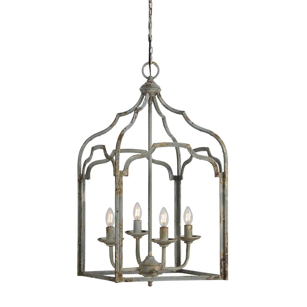 Southern Lighting Sullivan Chandelier in Rustic Grey and Brown, , large