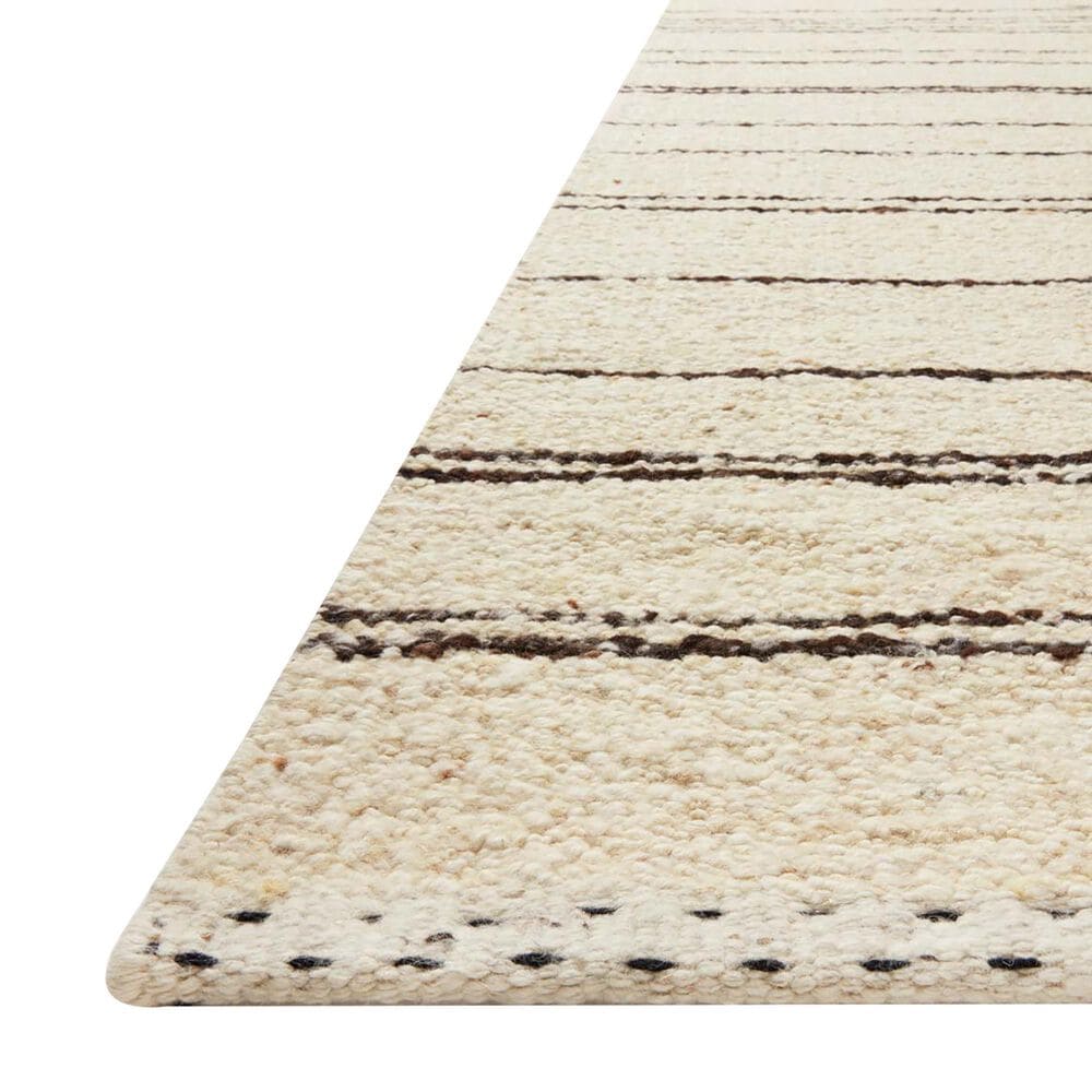 Loloi Roman 2&#39; x 3&#39; Natural and Charcoal, , large