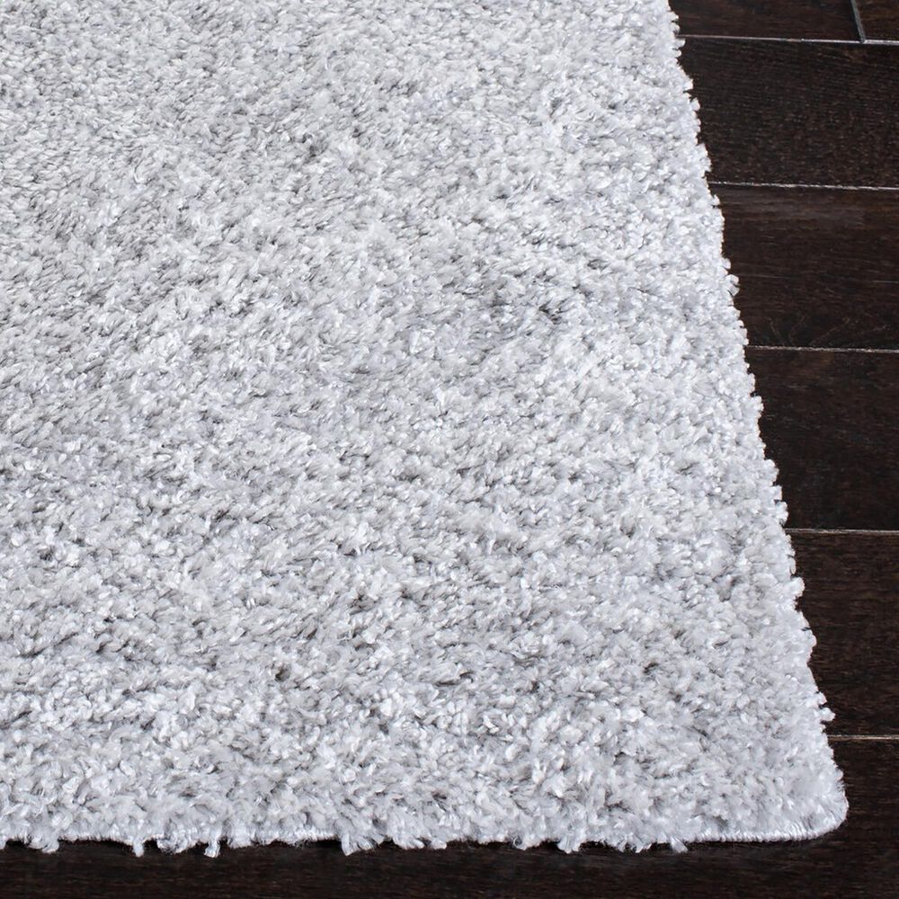 Safavieh August Shag 2&#39; x 8&#39; Light Grey Runner, , large
