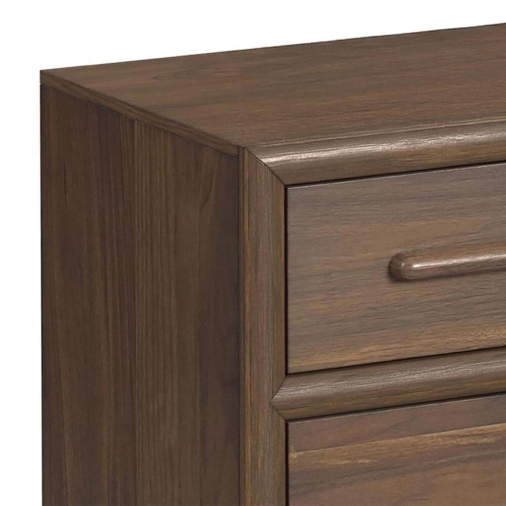 Mayberry Hill Brisbane 5-Drawer Chest in Brown, , large