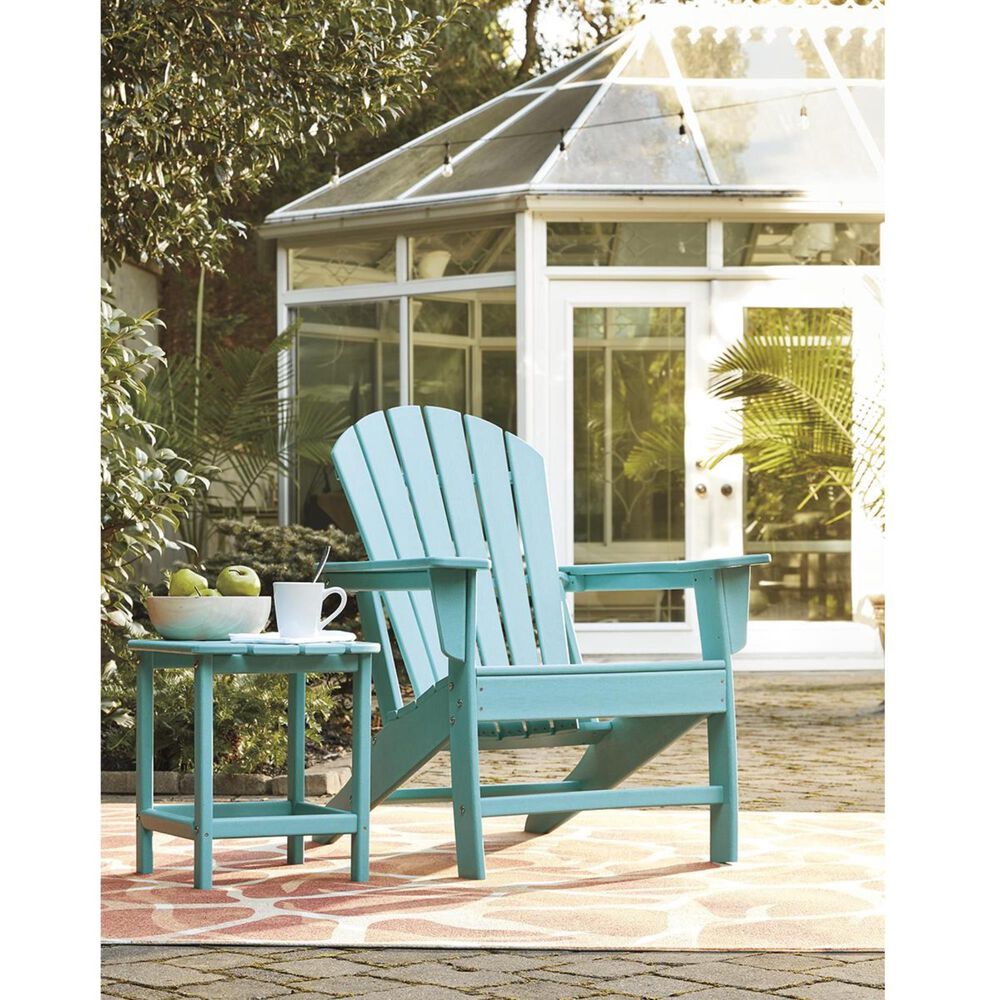 Ashley Sundown Treasure Adirondack Chair in Turquoise, , large