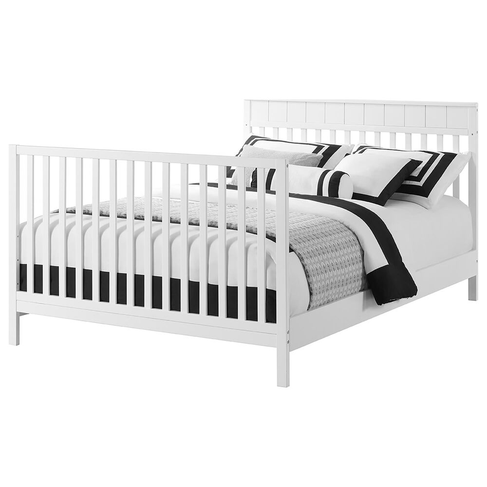 Oxford Baby Logan 4-In-1 Convertible Crib in Snow White, , large