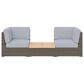 Homestyles Boca Raton 3-Piece Patio Set in Brown and Gray, , large