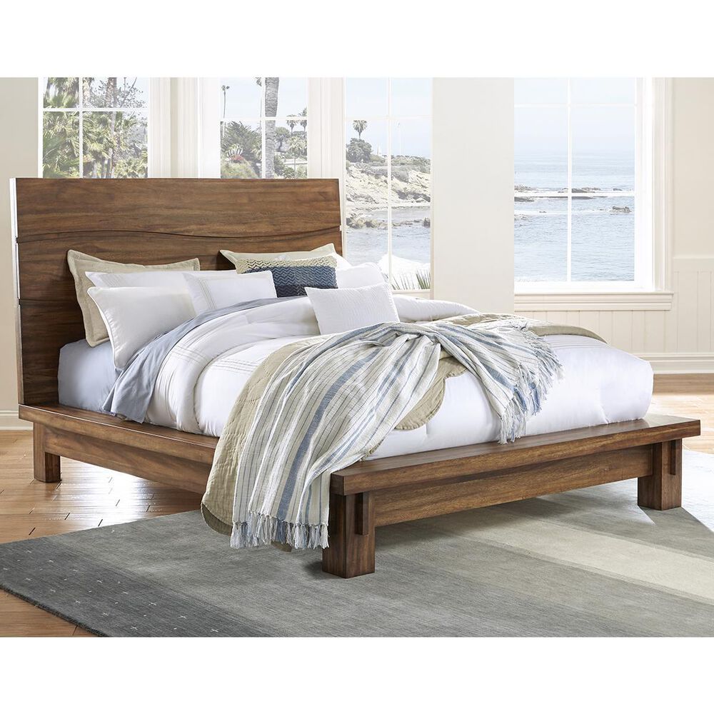 Urban Home Ocean Queen Bed in Natural, , large