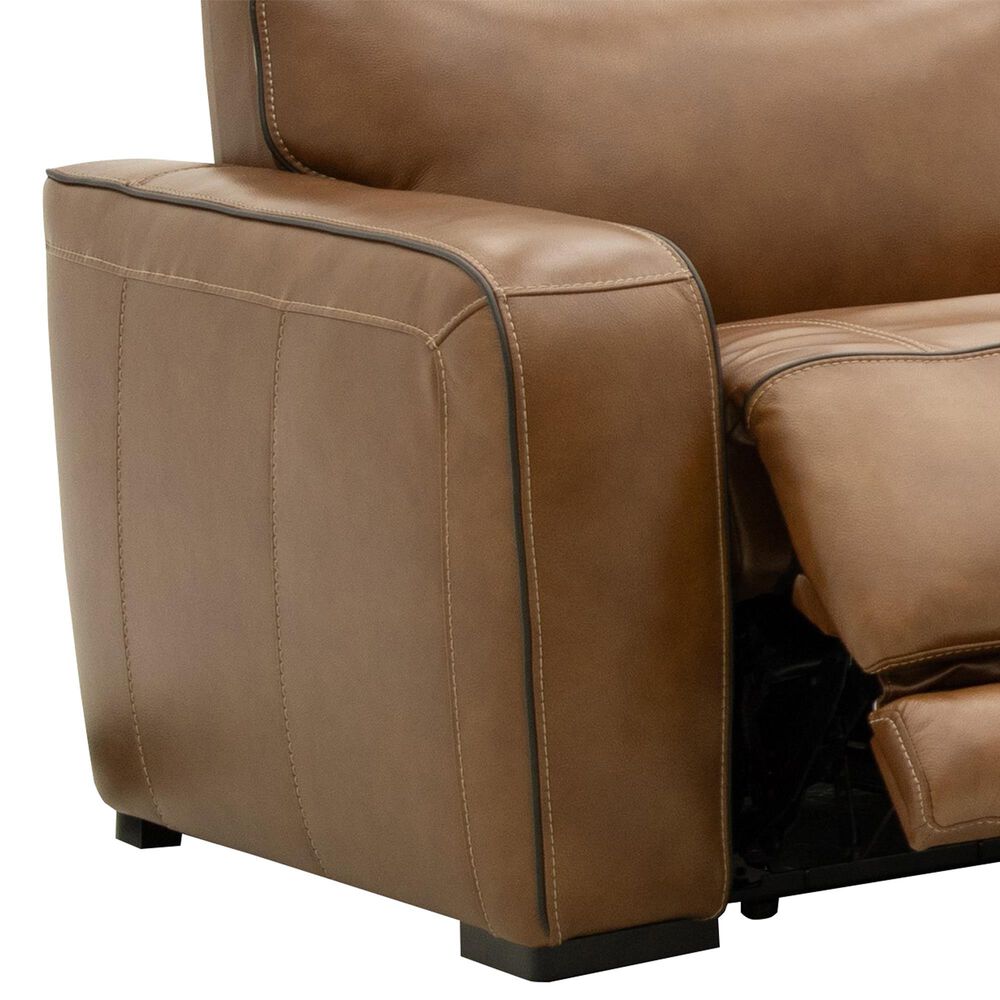 Palisade &amp; Co. 7-Piece Immersive Sound Power Reclining Sectional in Venetian Honey, , large