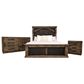 Woodland & Co Regal Queen Bed with Dresser and Nightstand in Brown, , large