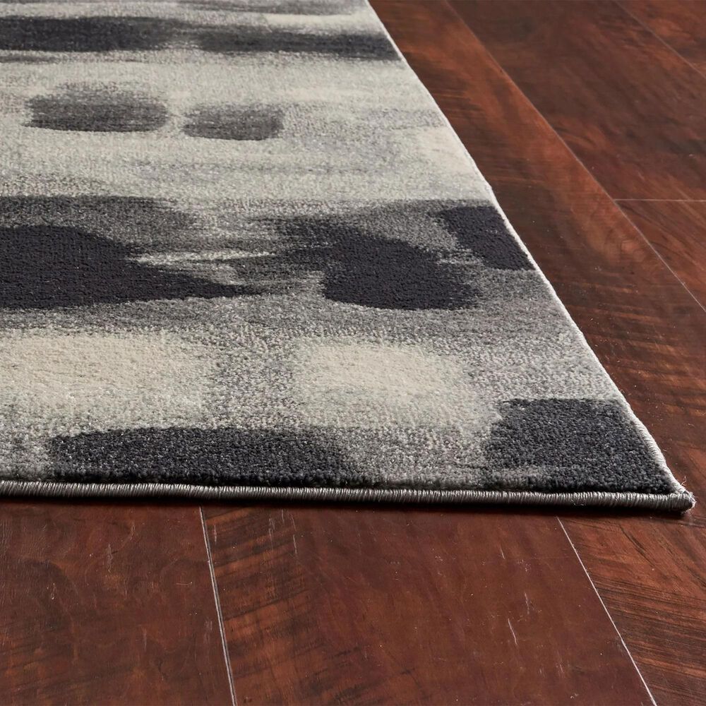 Kas Oriental Rugs Illusions Palette 3&#39;3&quot; x 4&#39;11&quot; Grey Area Rug, , large