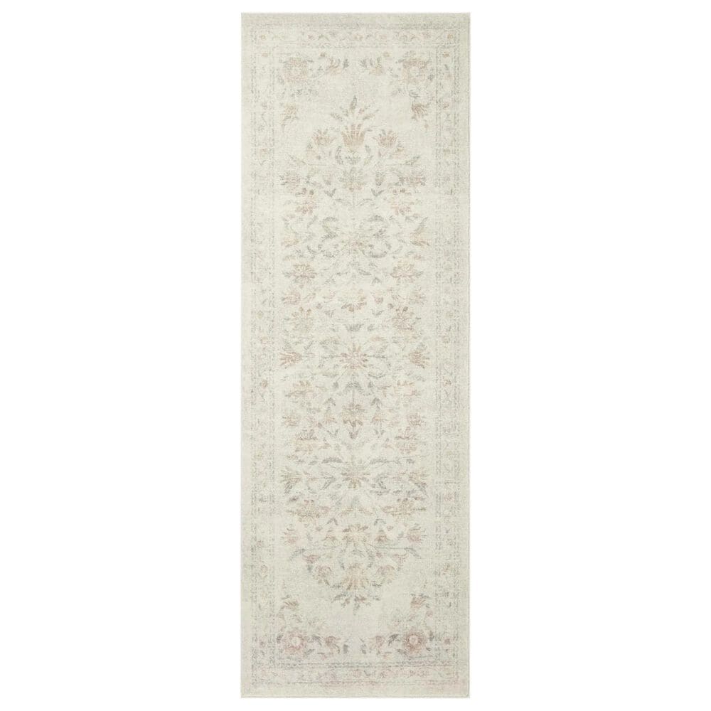 Rifle Paper Co Crafted by Cloth and Company Courtyard 2" x 5" Lily Yellow and Multicolor Runner, , large