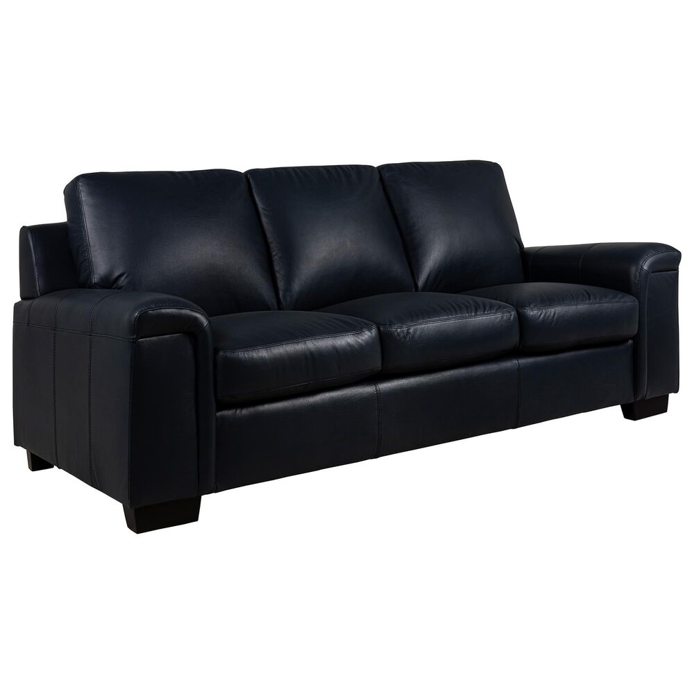 North American Leather Co Icon Leather Sofa in Navy, , large