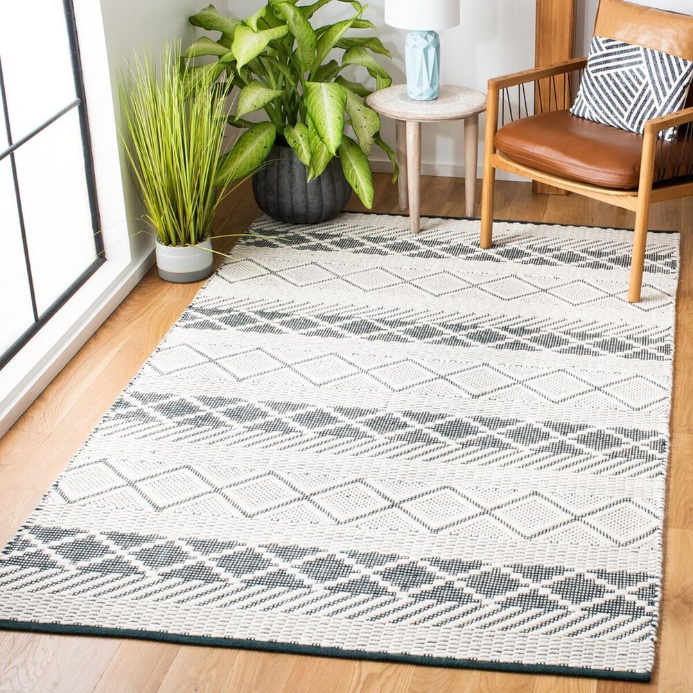 Safavieh Natura NAT854Y 8&#39; x 10&#39; Ivory and Green Area Rug, , large