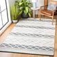Safavieh Natura NAT854Y 8" x 10" Ivory and Green Area Rug, , large