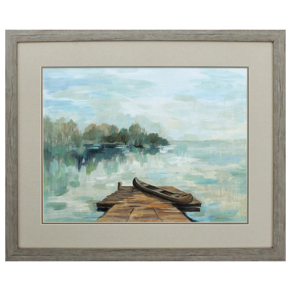 Propac "Lakeside Retreat" Wall Art in Blue, , large