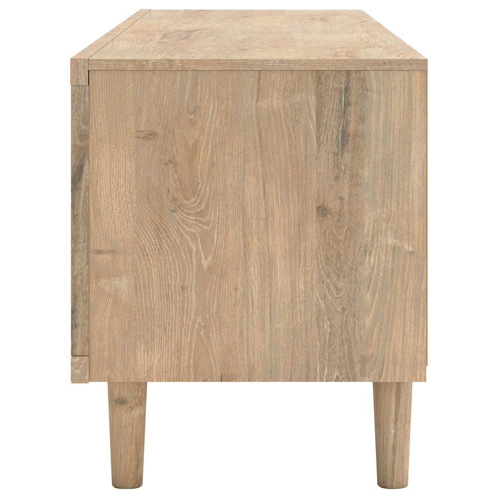 Ashley Cielden 72" XL TV Stand in Oak and Beige, , large