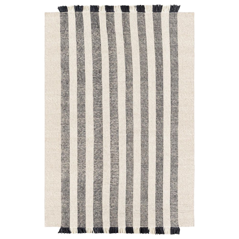 Surya Reliance RLI-2302 2'6" x 8' Black and Ivory Runner, , large