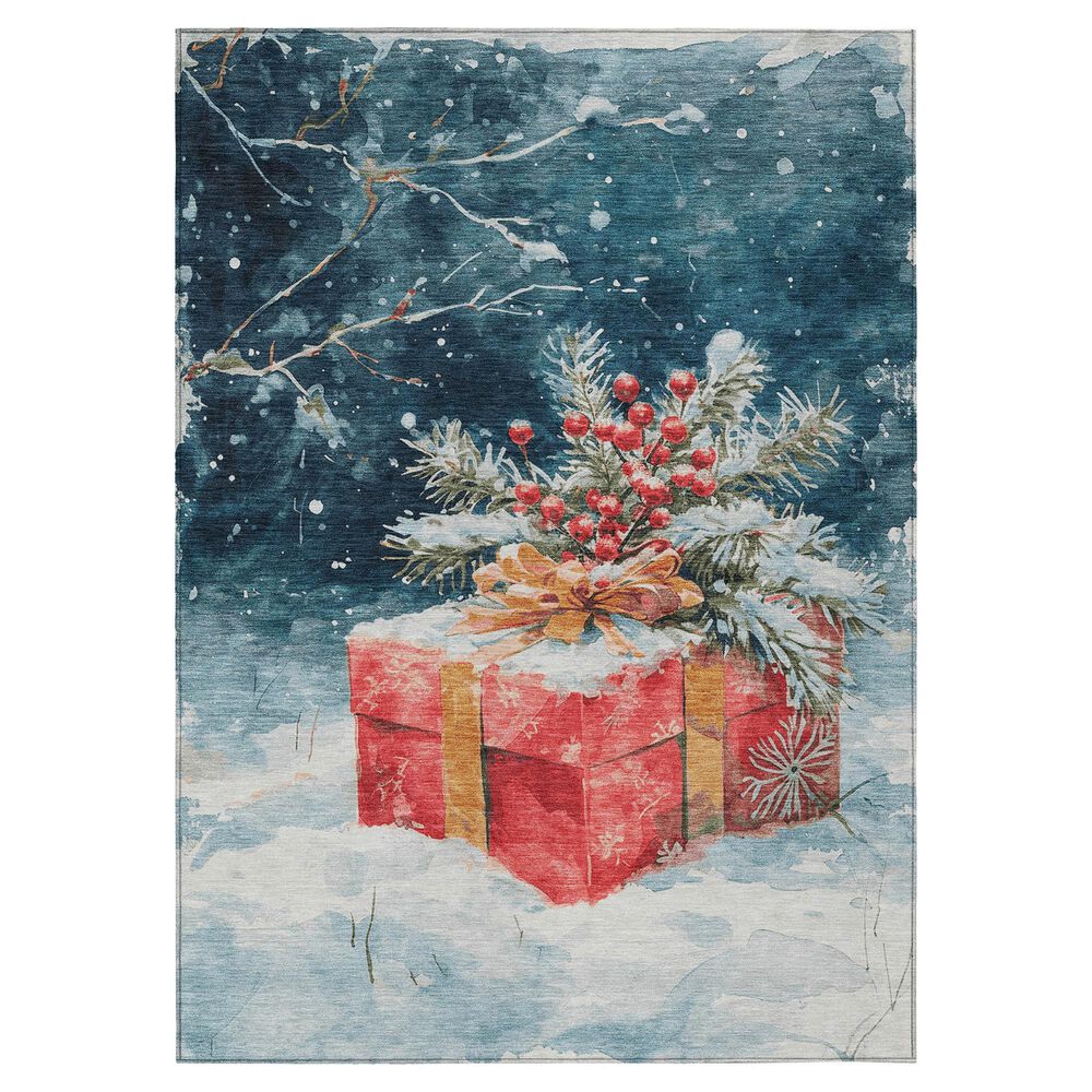 Dalyn Rug Company Wonderland WN13 3" x 5" Blue Indoor/Outdoor Area Rug, , large