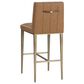 Club Collection By Sunpan Wilber Bar Stool in Antique Brass, , large