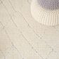 Safavieh Martha Stewart Lucia Shag MSR0727F 2"6" x 3"9" Light Grey and White Area Rug, , large