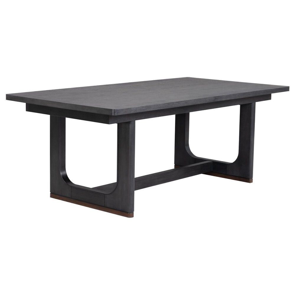 Flexsteel Waterfall Rectangular Dining Table in Ebony - Table Only, , large