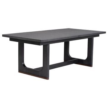 Flexsteel Waterfall Rectangular Dining Table in Ebony - Table Only, , large
